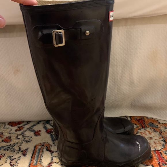 Eggplant colored Hunter Boots - Picture 4 of 6